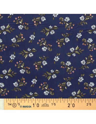 Tecido veludo estampado - Lina