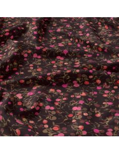 Tecido viscose - Cerejeira figo e rosa