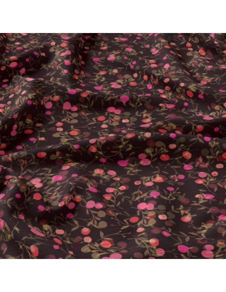 Tecido viscose - Cerejeira figo e rosa