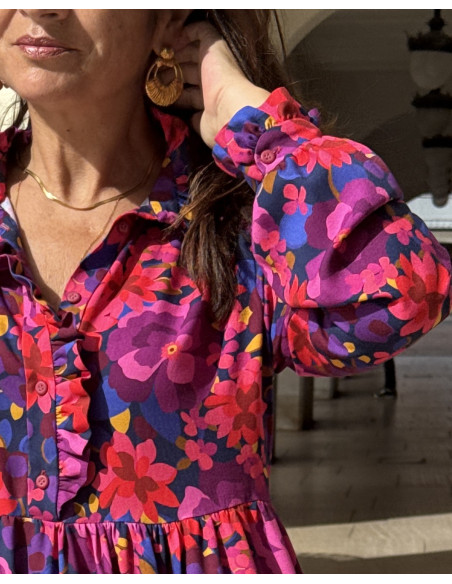 Molde de blusa-vestido Albane - Clématisse Pattern
