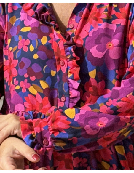 Molde de blusa-vestido Albane - Clématisse Pattern