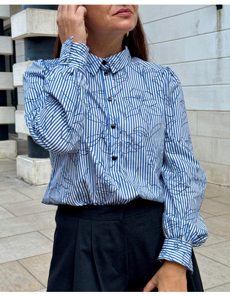 Molde de blusa-vestido Albane - Clématisse Pattern