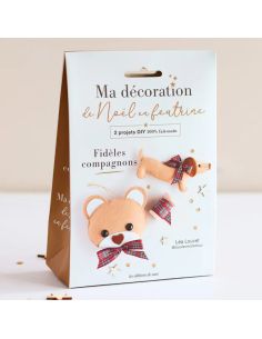 Minha decoração de Natal em feltro: Duo fiéis companheiros