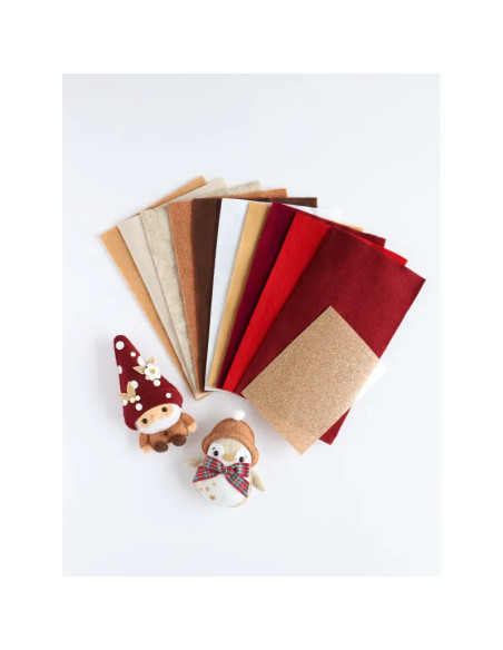 Kit de feltro de Natal - Coleção aconchegante