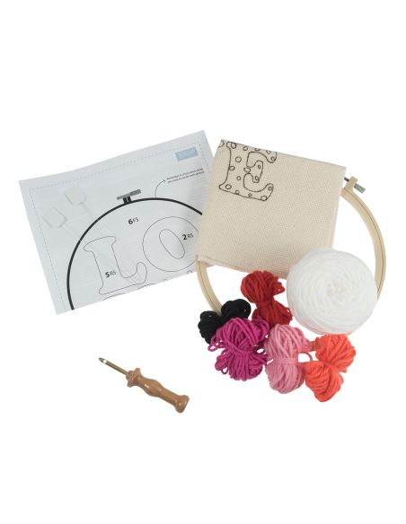Kit punch needle - Amor