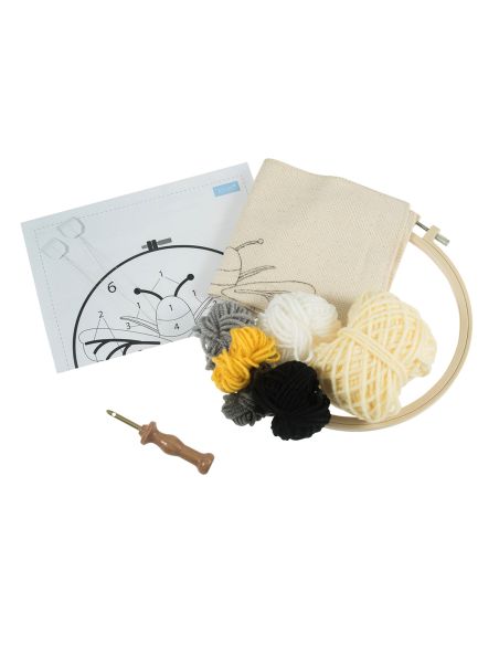 Kit punch needle - Abelha