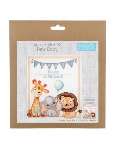 Grande kit de ponto cruz contado - Bebês animais