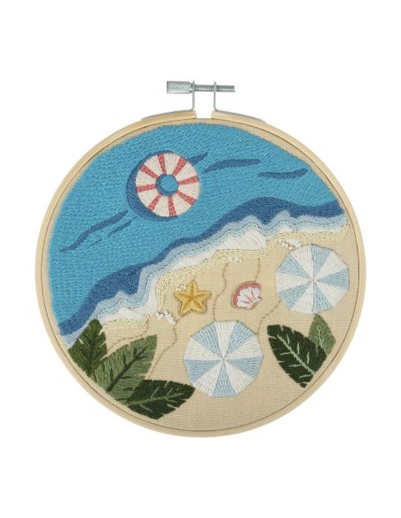 Kit de bordado - Praia