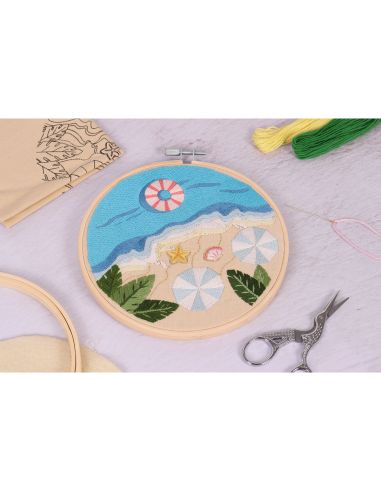 Kit de bordado - Praia