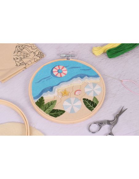 Kit de bordado - Praia