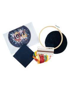 Kit de bordado - Love 2
