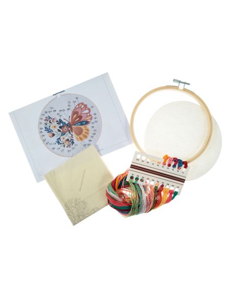 Kit de bordado - Borboleta