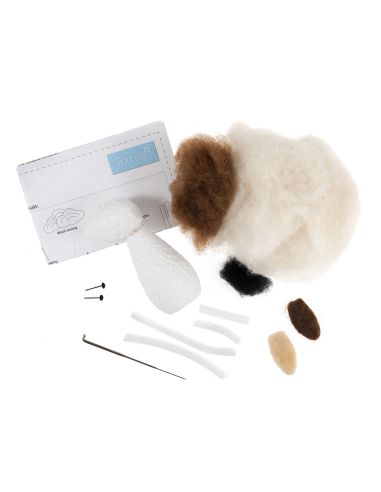 Kit de feltragem com agulha - Cão