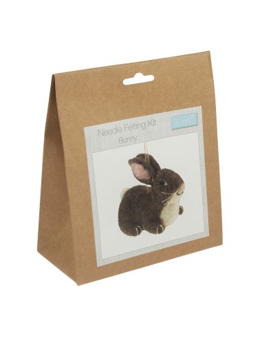 Kit de feltragem com agulha - Coelho