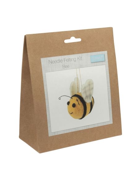Kit de feltragem com agulha - Abelha
