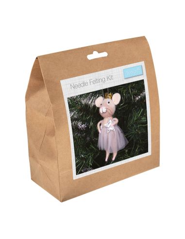 Kit de feltragem com agulha - Rato