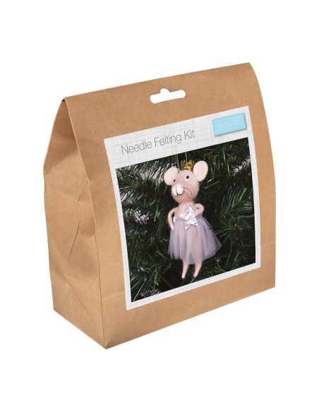Kit de feltragem com agulha - Rato
