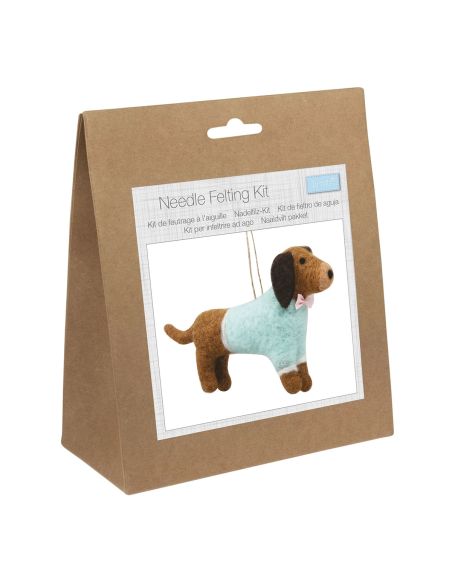 Kit de feltragem com agulha - Dachshund
