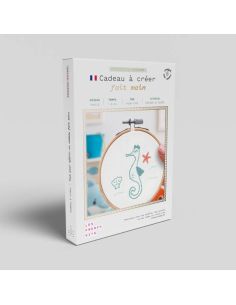 Kit de bordado French'kits - Cavalo-marinho 2