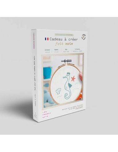 Kit de bordado French'kits - Cavalo-marinho