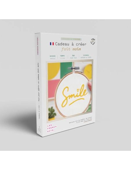 Kit de bordado French'kits - Smile