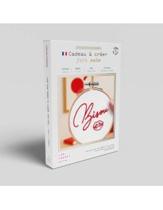 Kit de bordado French'kits - Beijo 2