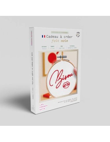 Kit de bordado French'kits - Beijo