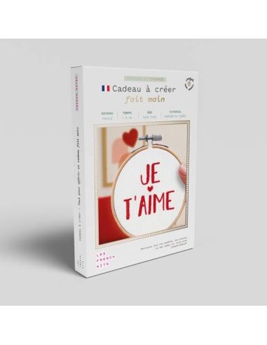 Kit de bordado French'kits - Eu te amo