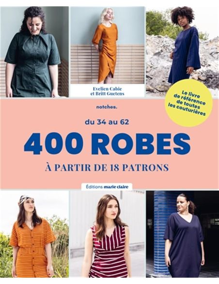 Livro 400 vestidos a partir de 18 moldes