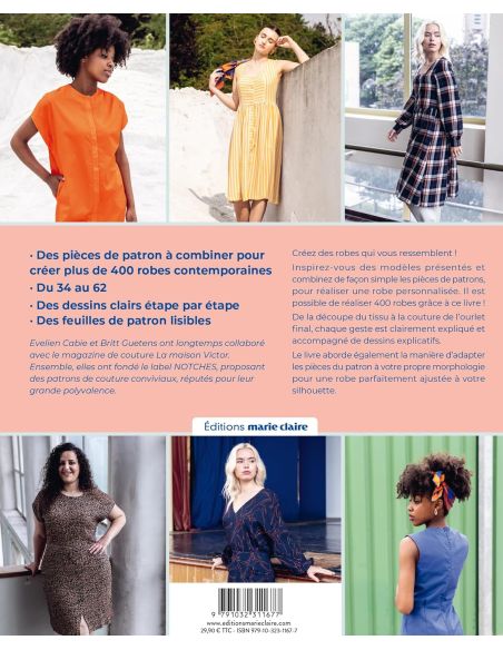 Livro 400 vestidos a partir de 18 moldes