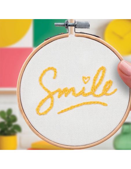 Kit de bordado French'kits - Smile