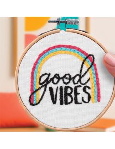 Kit de bordado French'kits - Good vibes