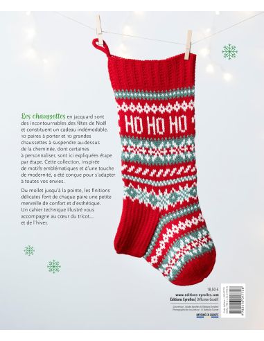 Livro de meias de Natal para tricotar