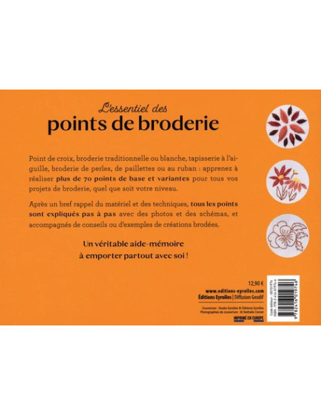 Livro o essencial dos pontos de bordado