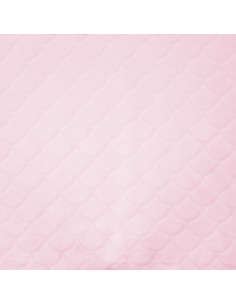 Tecido minky sereia - Rosa pó 2