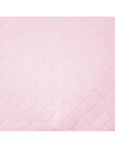 Tecido minky sereia - Rosa pó