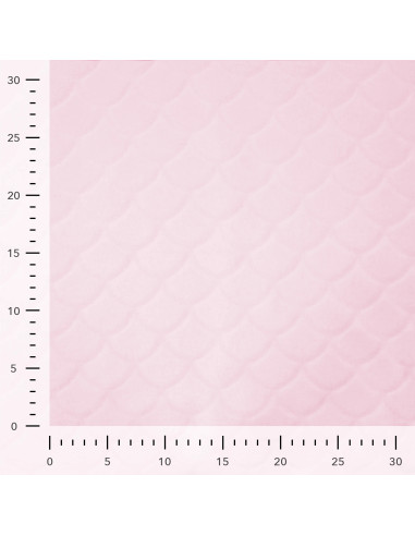Tecido minky sereia - Rosa pó