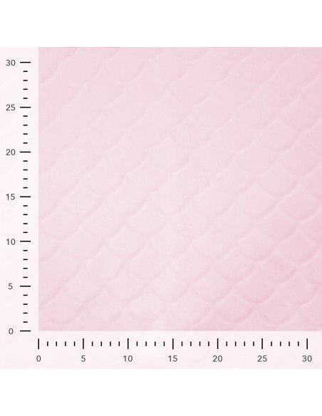 Tecido minky sereia - Rosa pó