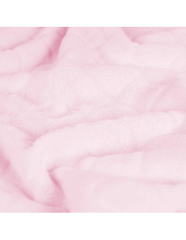 Tecido minky sereia - Rosa pó