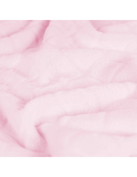 Tecido minky sereia - Rosa pó