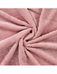 Tecido minky sereia - Rosa velho