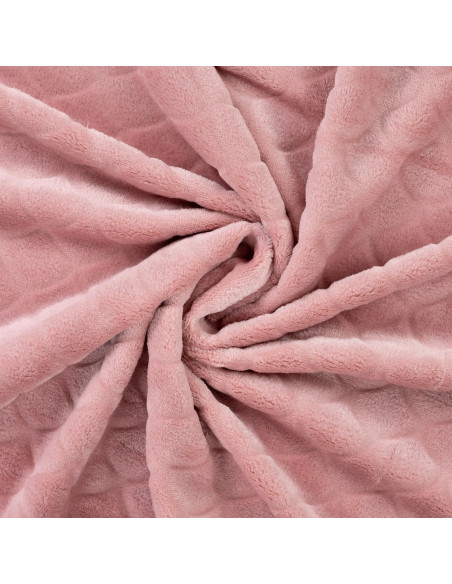 Tecido minky sereia - Rosa velho