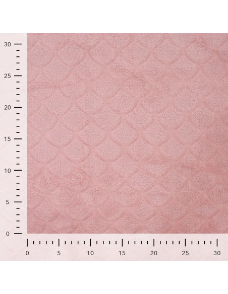 Tecido minky sereia - Rosa velho
