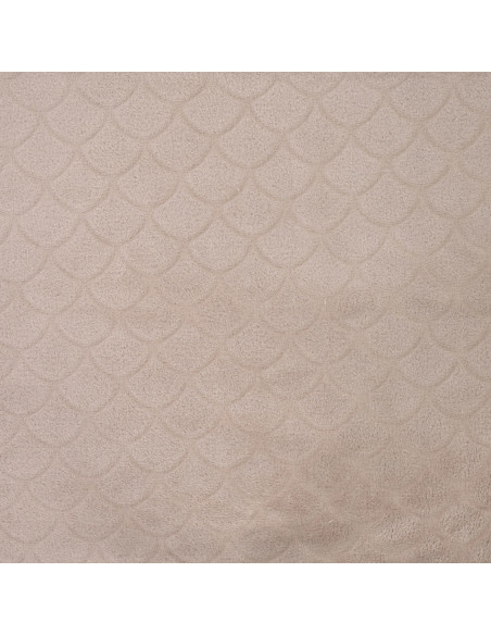 Tecido minky sereia - Taupe