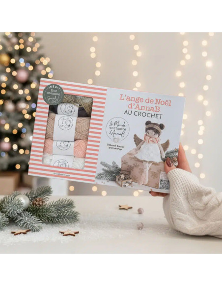 Kit de crochê - O anjo de Natal da Anna