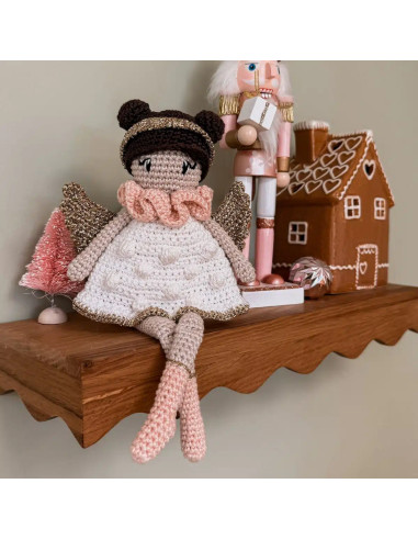 Kit de crochê - O anjo de Natal da Anna