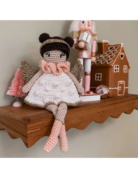 Kit de crochê - O anjo de Natal da Anna