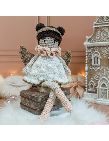 Kit de crochê - O anjo de Natal da Anna