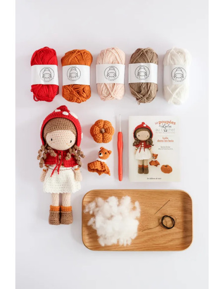 Caixa de bonecas de Lulu em crochê: Lulu na floresta
