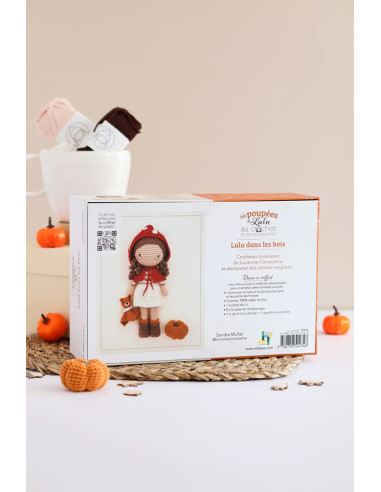 Caixa de bonecas de Lulu em crochê: Lulu na floresta